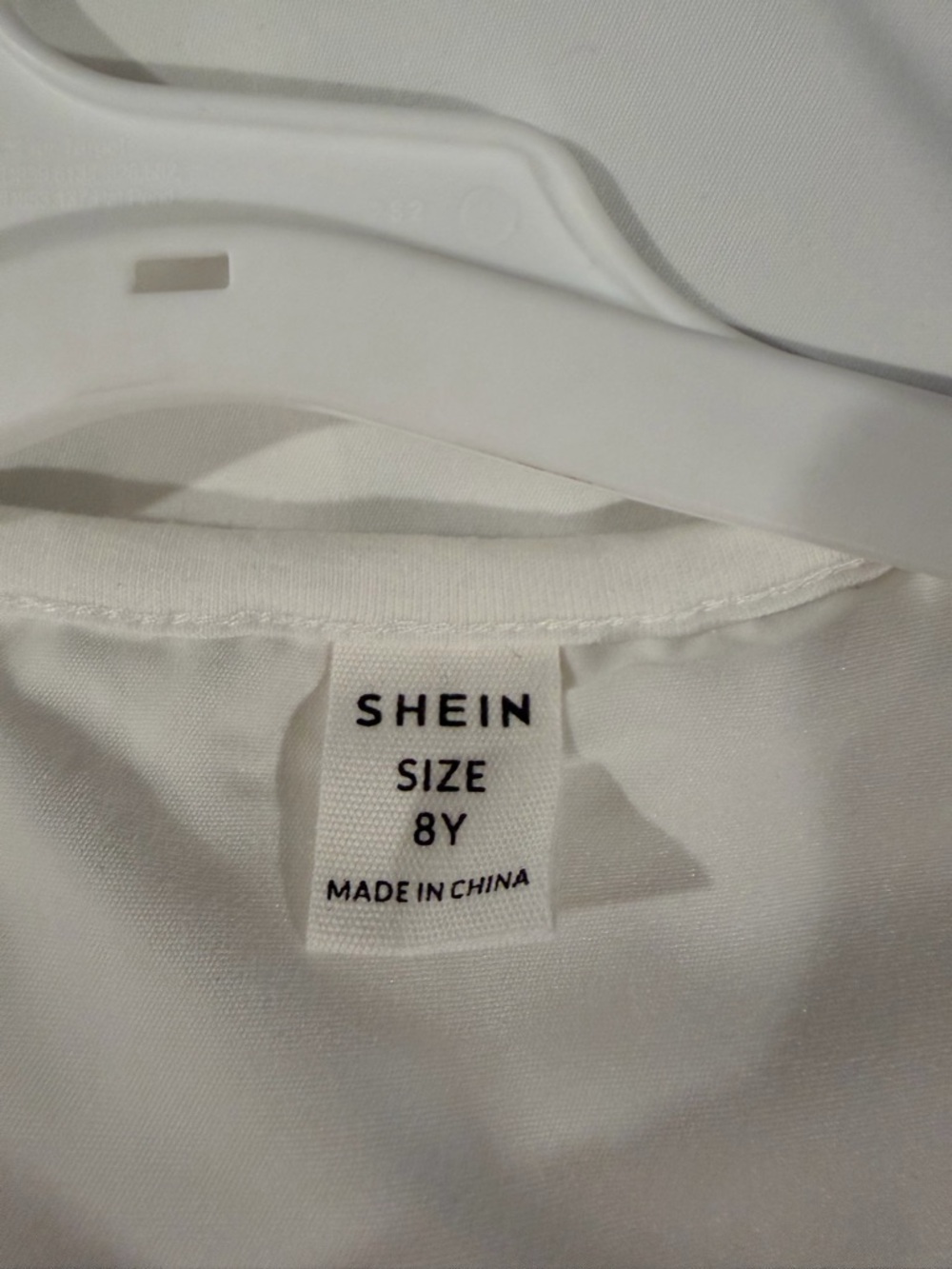 SHEIN White Ruffle Collar Button-Front Top - Picture 7 of 9